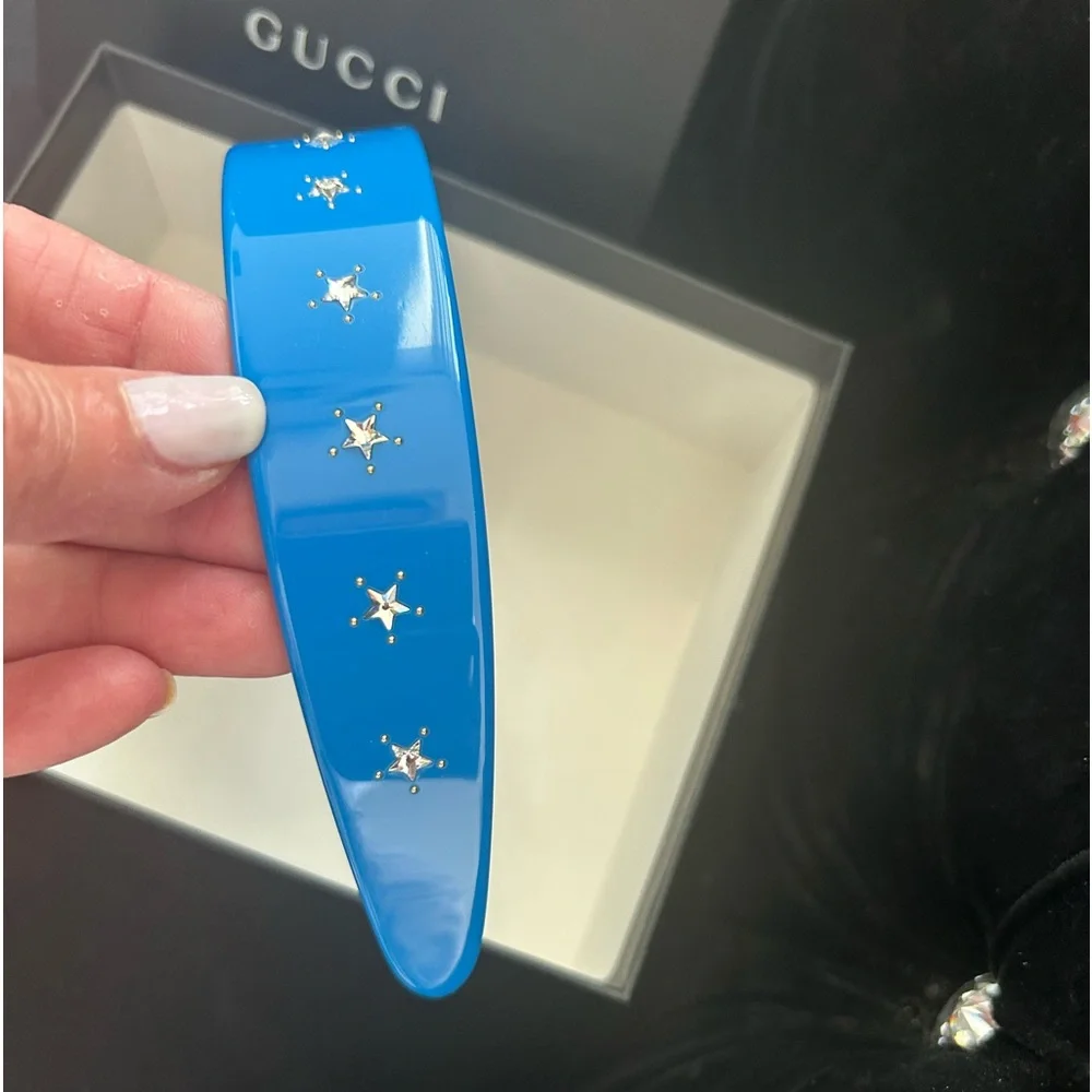 Gucci adidas headband NWT blue